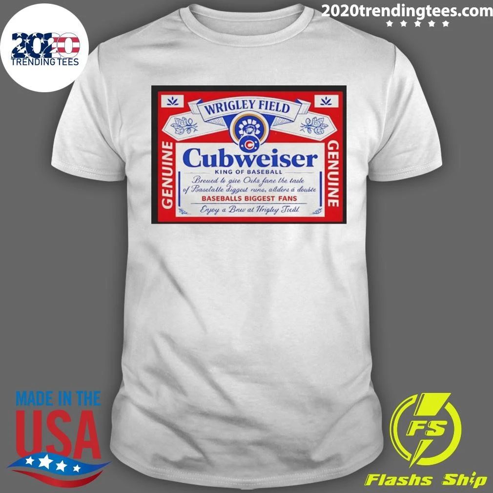 Cubweiser George Kittle Wrigley Field Chicago Cubs Shirt