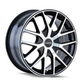 TR60 3260 18x8in Gloss Black Machined Wheel 5×112/120 BP / 40 mm offset / 74.1 mm Hub
