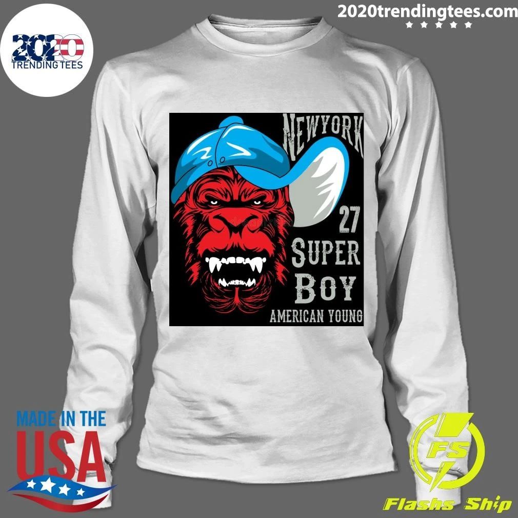 Monkey New York 27 Superboy American Young Shirt