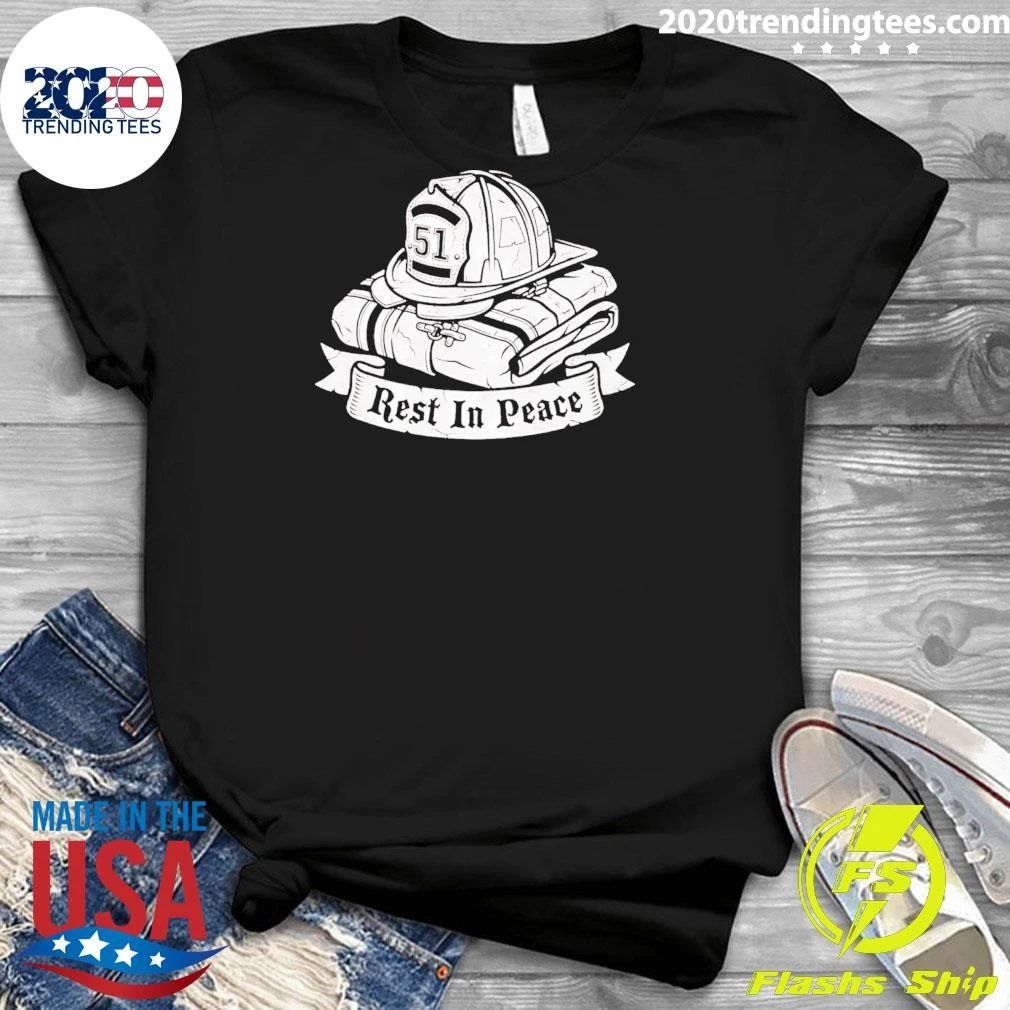 Rip Johnny Gage Squad 51 Emergency Tv Show Memorial Shirt