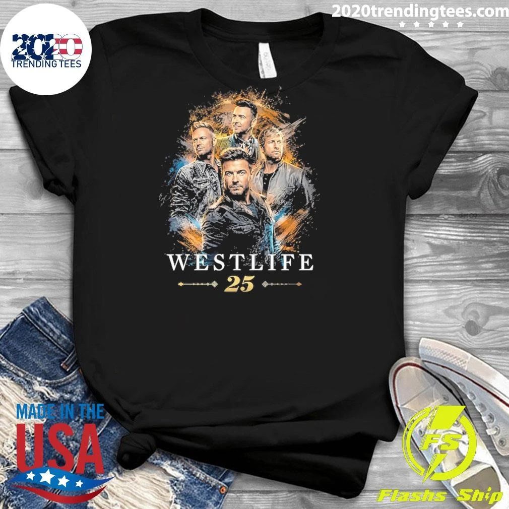 Westlife 25th Anniversary Tour 2026 Shirt