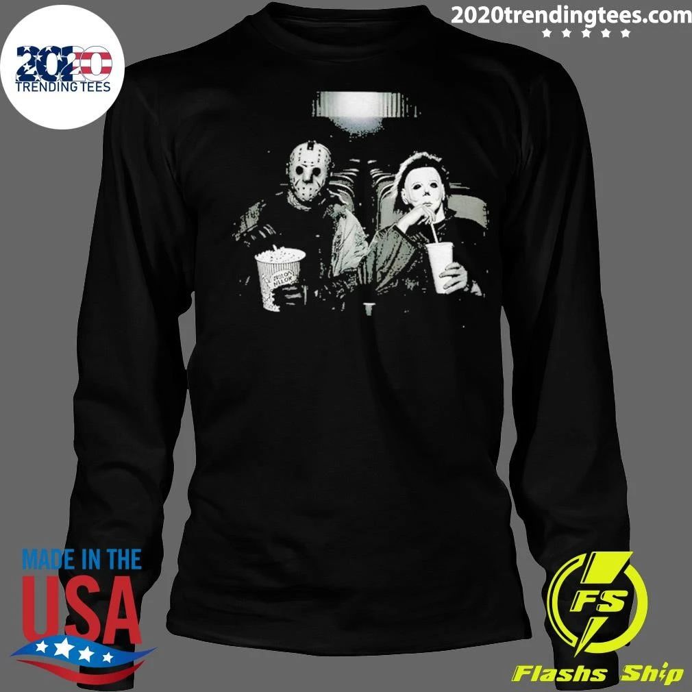Jason And Michael Myers Cinema Graphic Halloween Shirt