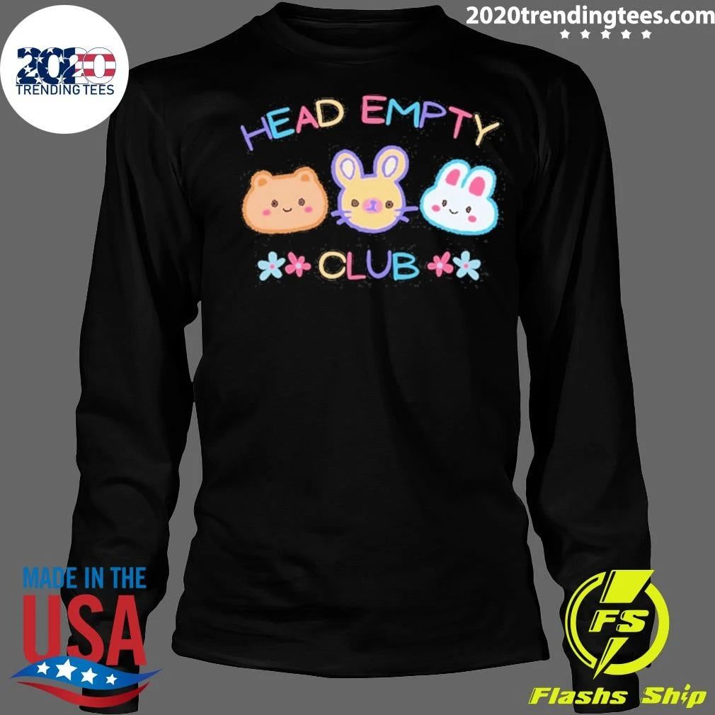 Kidcore Cat Head Empty Club Shirt