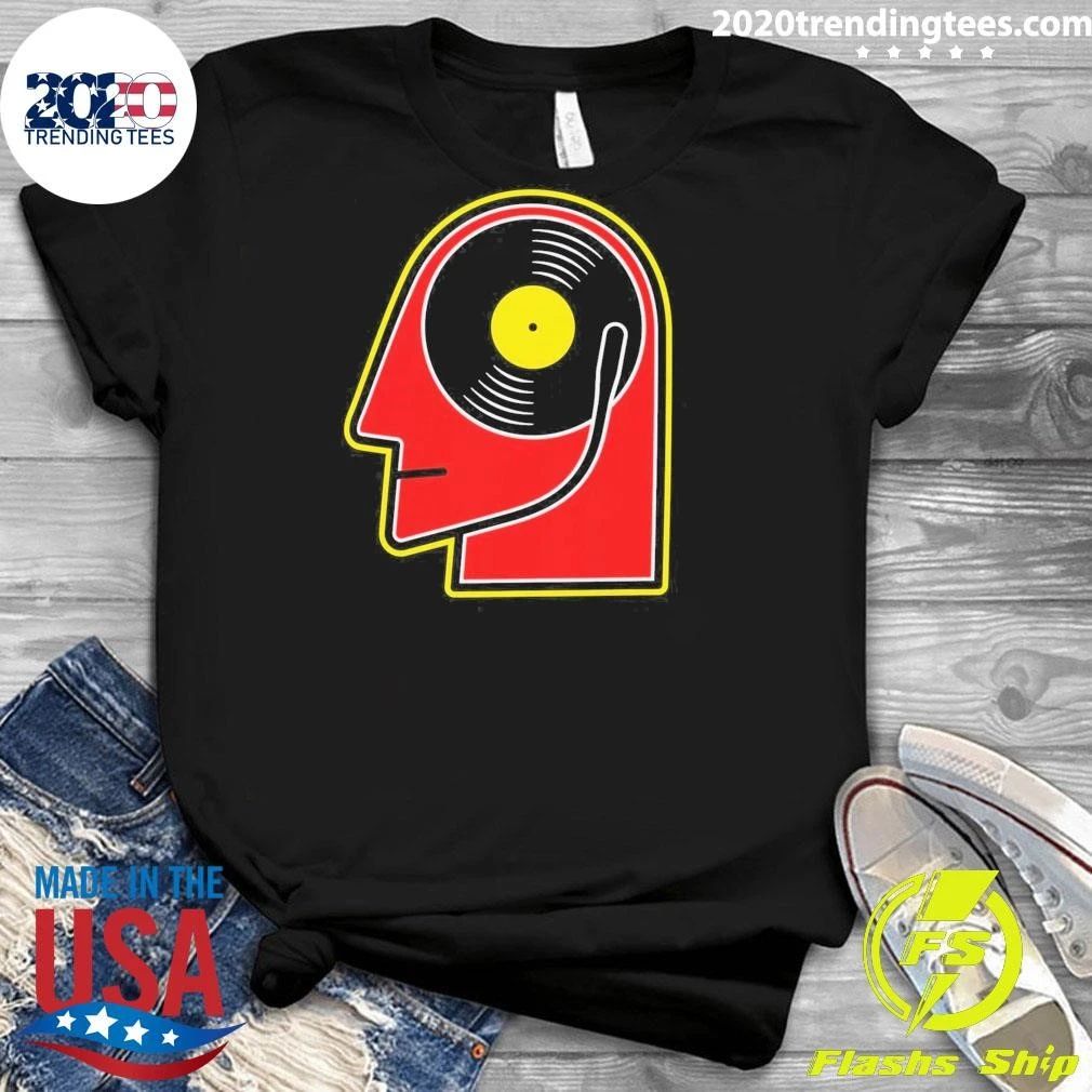 Vinyl Album Head Music Retro Shirt