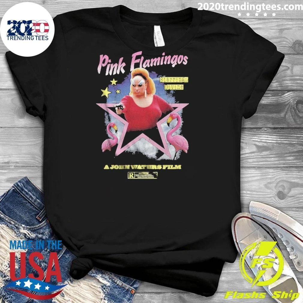 Divine Pink Flamingos John Waters Cult Movie Shirt