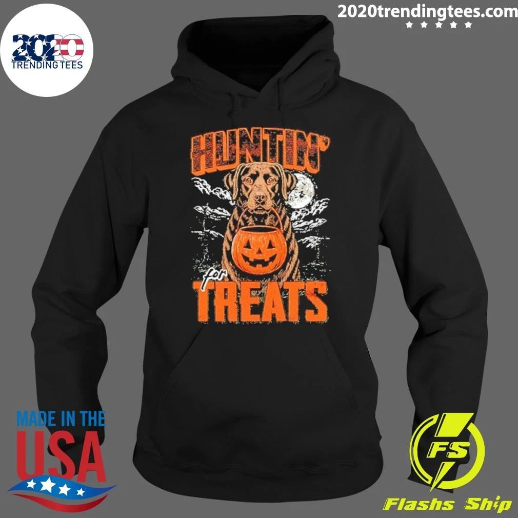 Huntin’ For Treats Black Labrador Halloween Shirt
