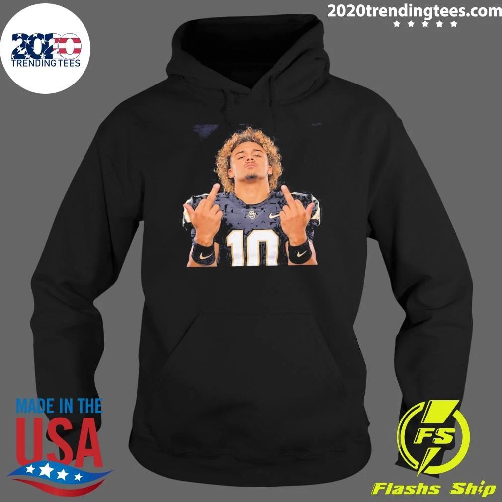 Julian Lewis Colorado Buffaloes Double Middle Finger Shirt