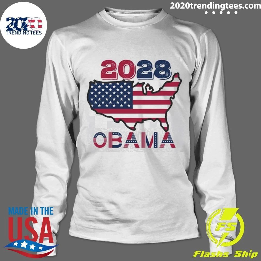 Barack Obama 2028 for President Election Tee Shirt
