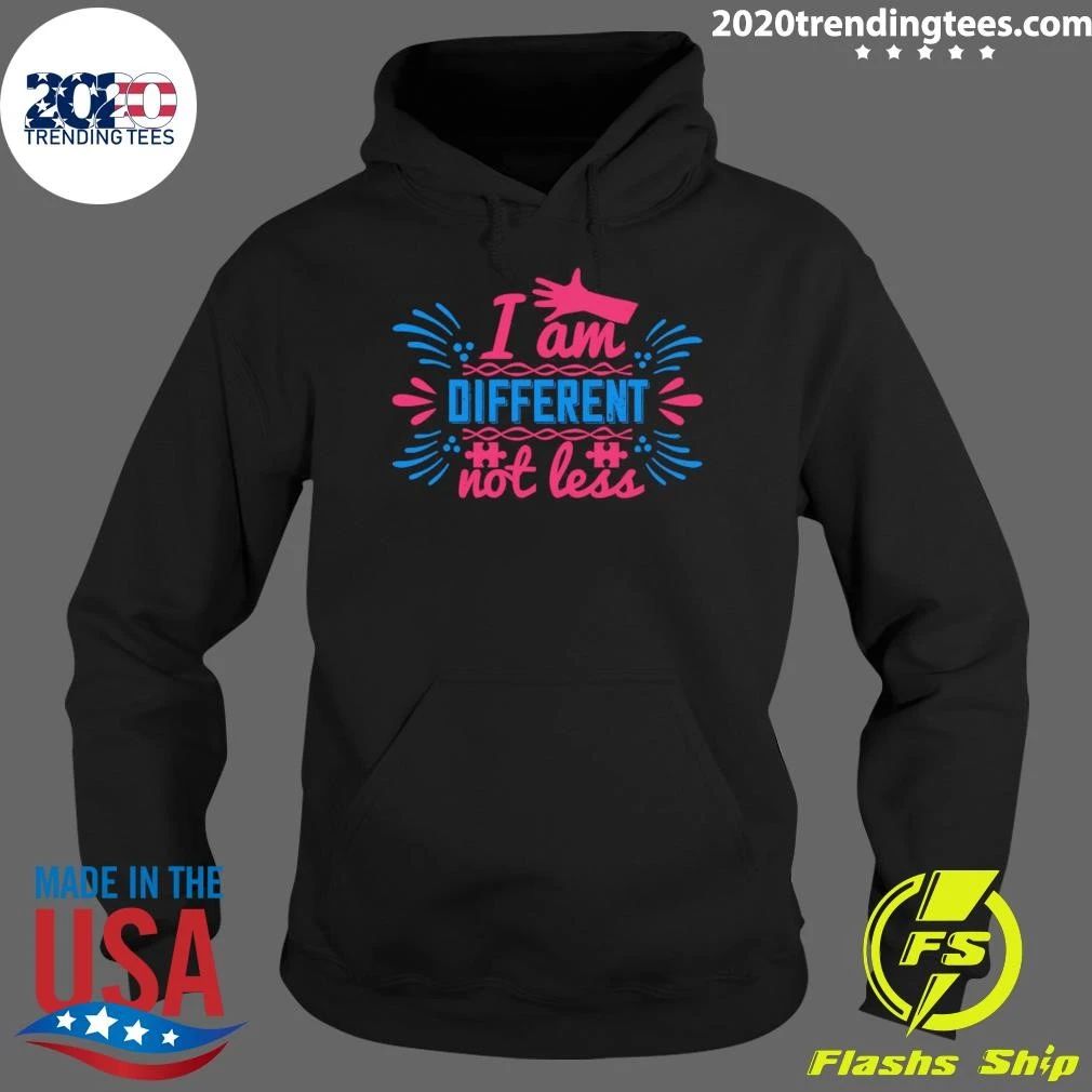 I Am Different Not Less Autism Print Ready Editable Shirt