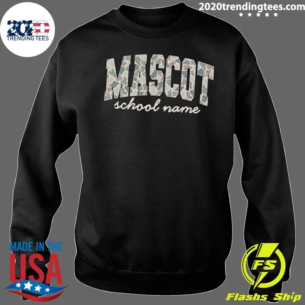 Mascot Camp School Name Gifts For Back To School Shirt