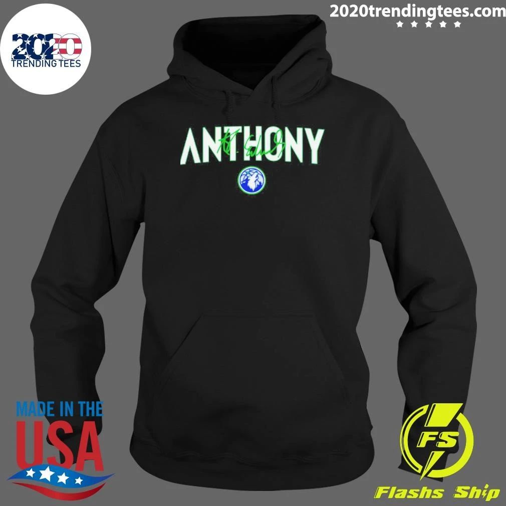 Anthony Edwards Minnesota Timberwolves Team Font Signature Shirt
