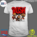 Rush with Anika Nilles Band Parody Rock Drummer shirt