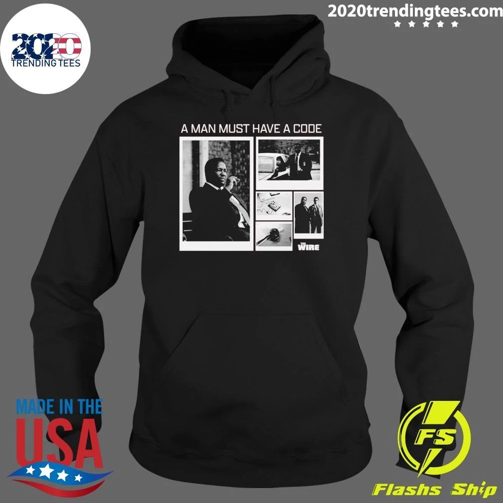 The Wire Oversized A Man Must Have a Code Shirt