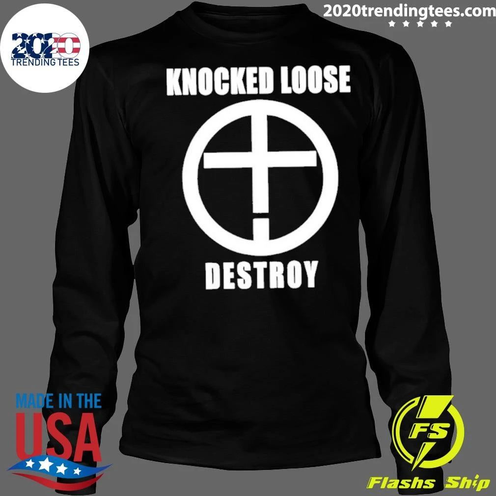 Knocked Loose Destroy Sound Christian Cross Shirt