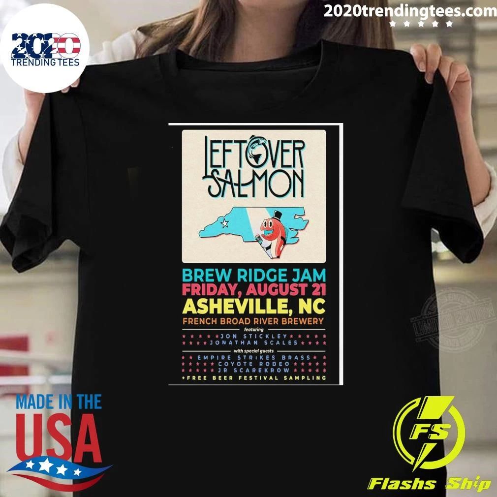 Leftover Salmon French Broad River Brewery Aug 21 2026 Shirt