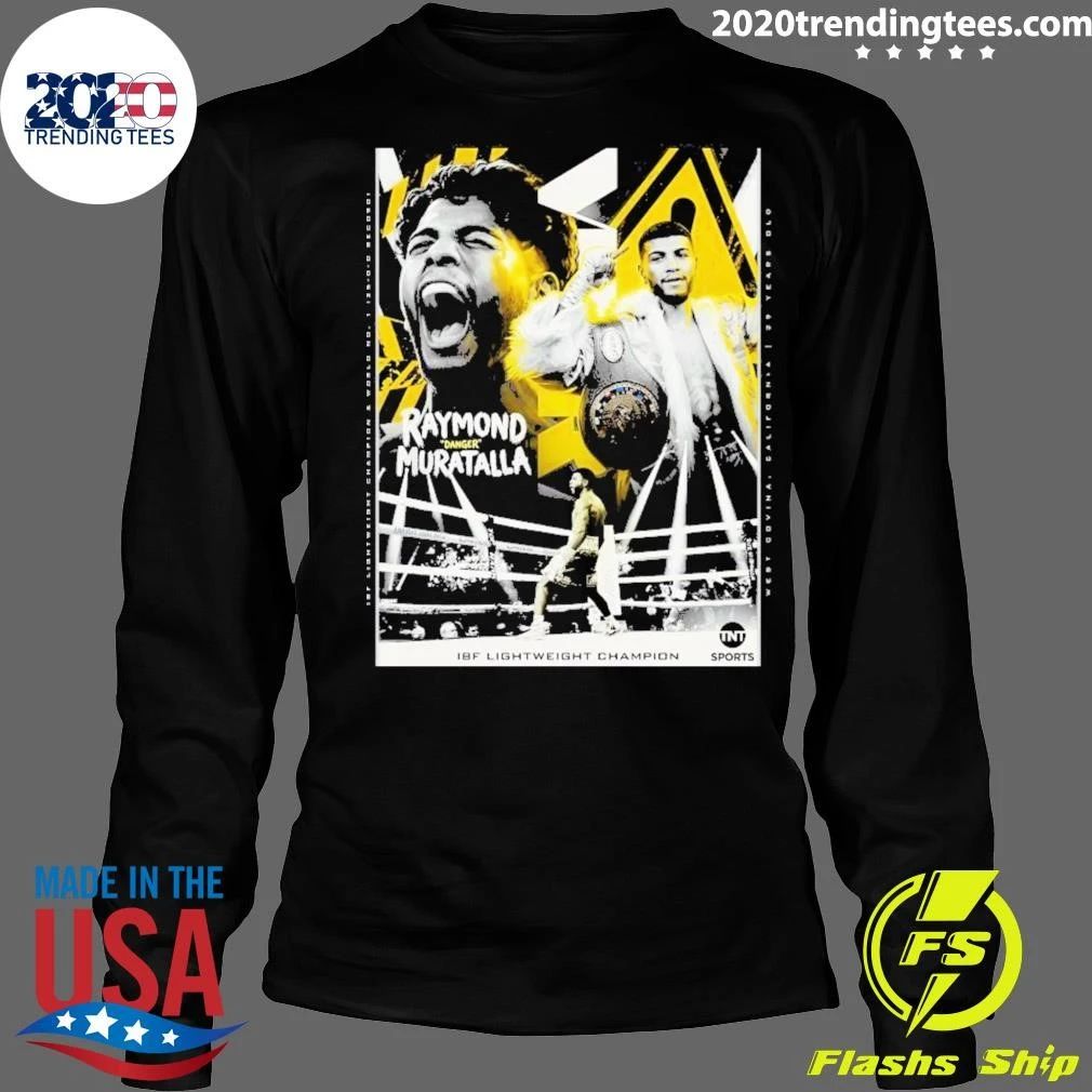 Raymond Muratalla Defends His Ibf Lightweight Championship Title Shirt