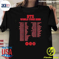 Bts World Tour Arirang 2026 Dates Shirt