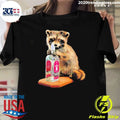 Haaland Raccoon Holding A Bottle Of Greenall’s Original London Dry Gin Shirt