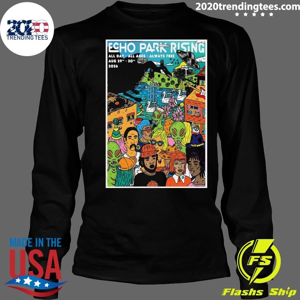Echo Park Rising August 29-30 2026 In Los Angeles CA Shirt