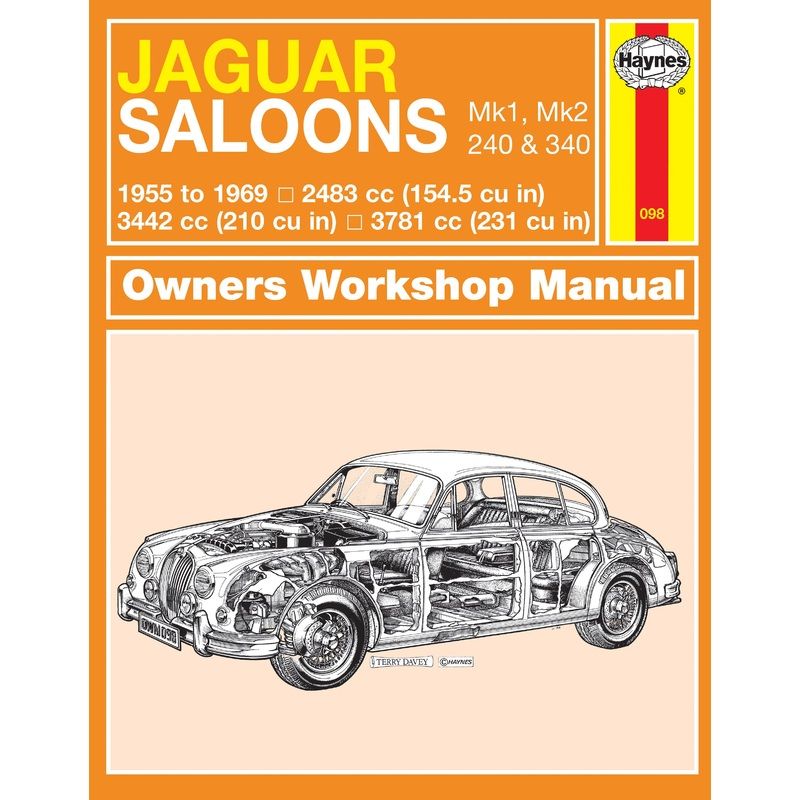Jaguar MkI & II, 240 & 340 (55 – 69) Haynes Repair Manual