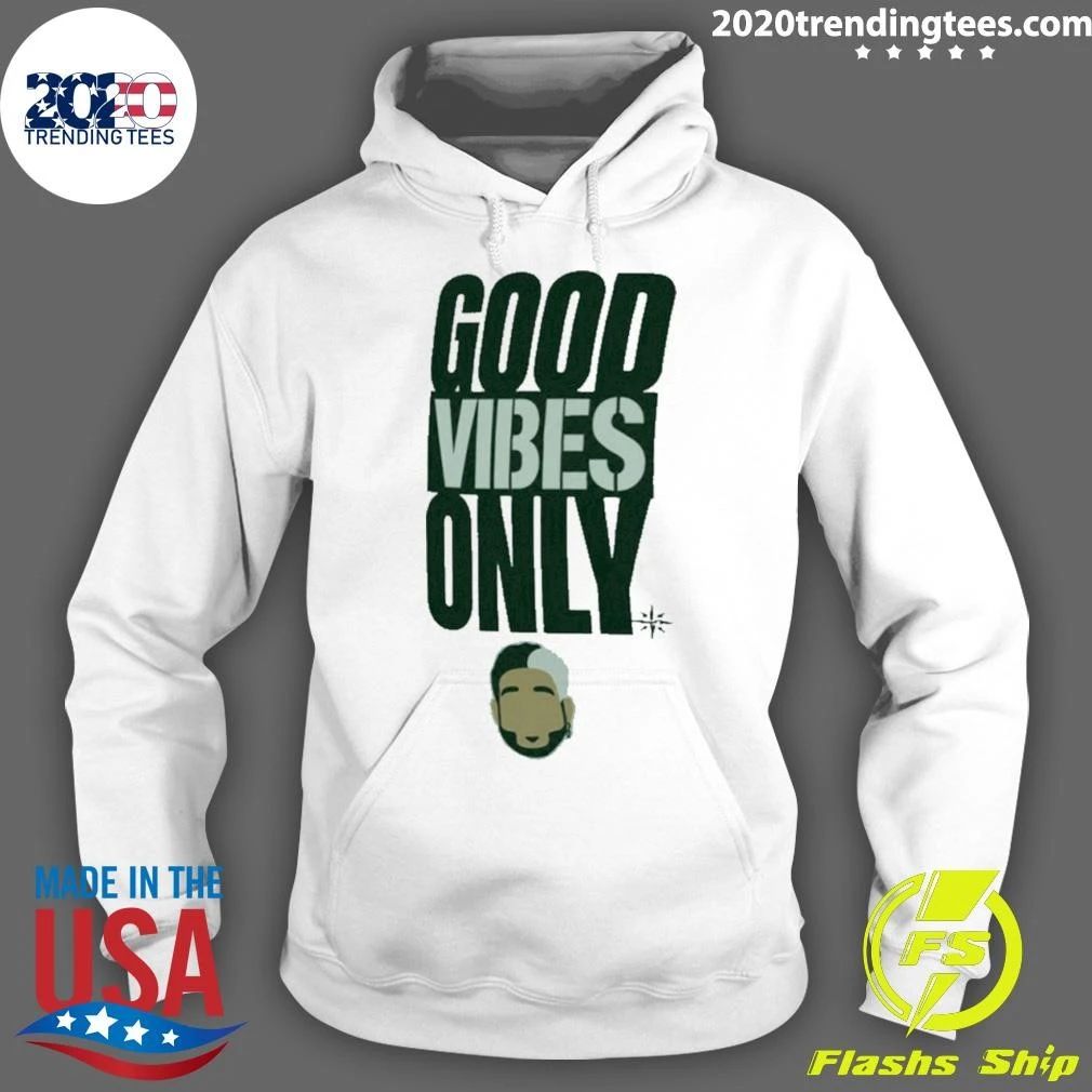 Good Vibes Only Eugenio Suárez Mariners Shirt