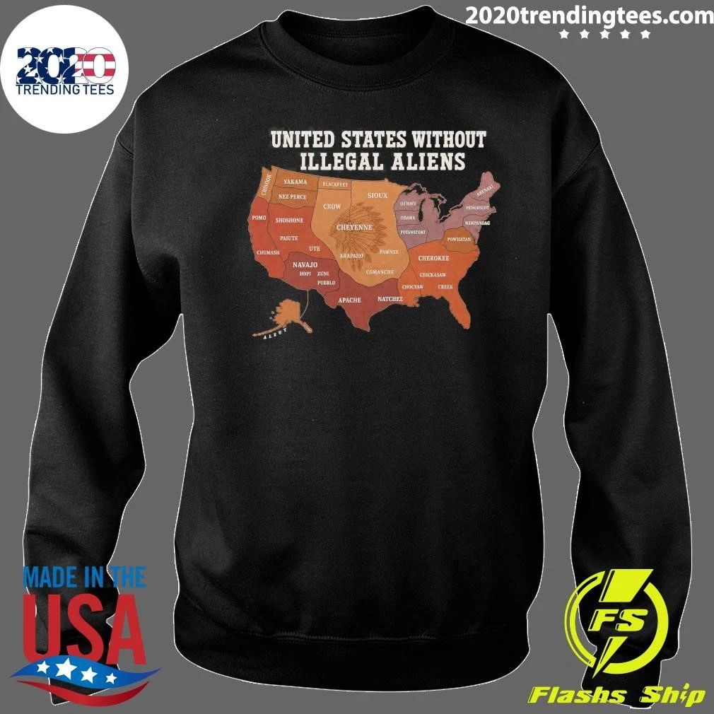 Native Americans United States Without Illegal Aliens Tee Shirt