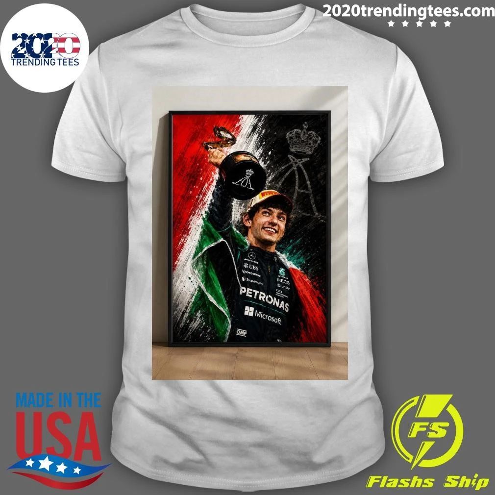 Kimi Antonelli Monaco Win F1 Racing Wall Shirt
