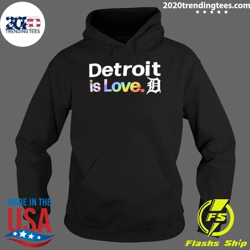 Detroit Tigers City Is Love Pride Shirt