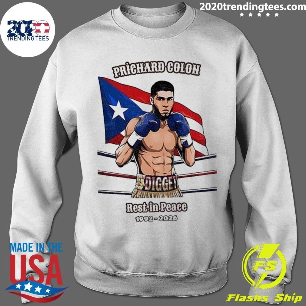 Prichard Colon Tribute Boxing Memorial Graphic 1992-2026 Shirt