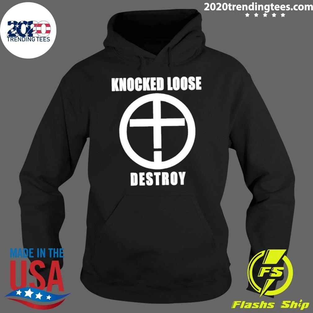Knocked Loose Destroy Sound Christian Cross Shirt