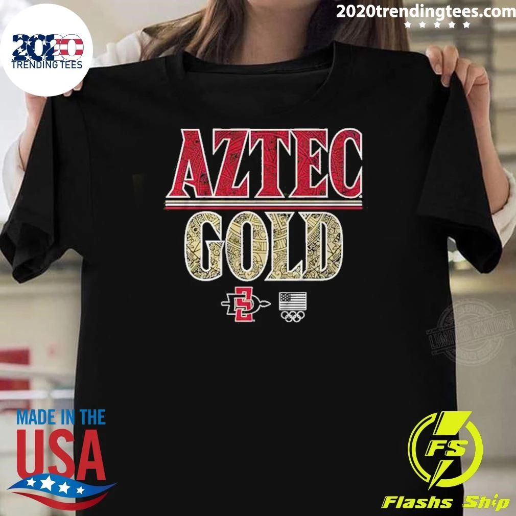 Team USA SDSU Aztec Gold Shirt
