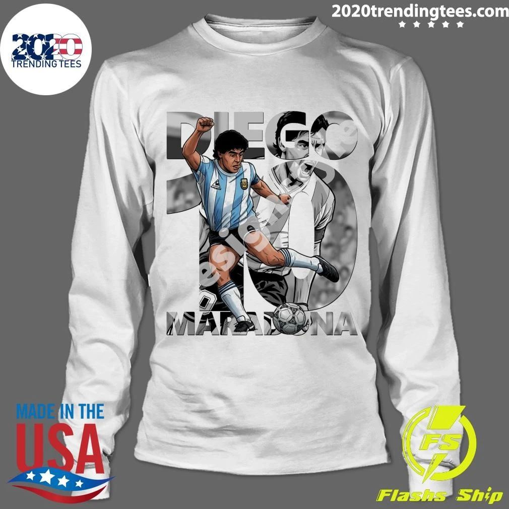 Diego Maradona Comic Graphic Tee Shirt