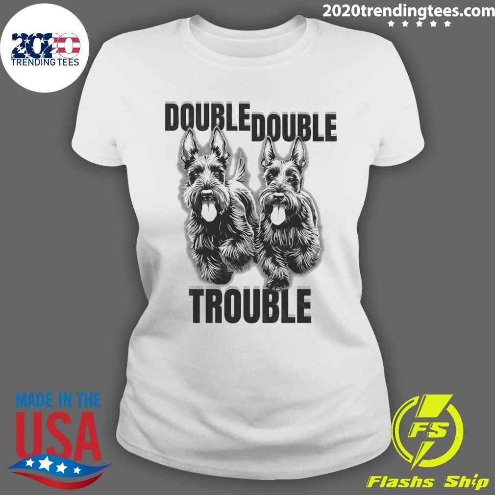 Double Trouble Scottie Dog Tee Shirt