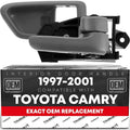 Interior Front or Rear Passenger Door Handle Repalcement – Compatible with 2002-2006, Toyota, Camry – Gray (Sage), Plastic – OEM 69205AA021B2, 69283AC010C0, 92895 – Front or Rear Passenger Side Handle