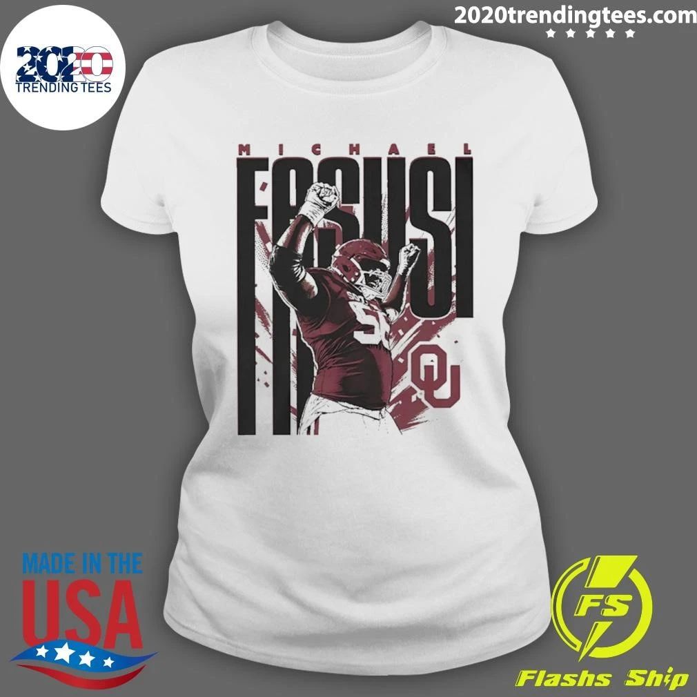Michael Fasusi Oklahoma Sooners Ncaa Player Graphic Shirt