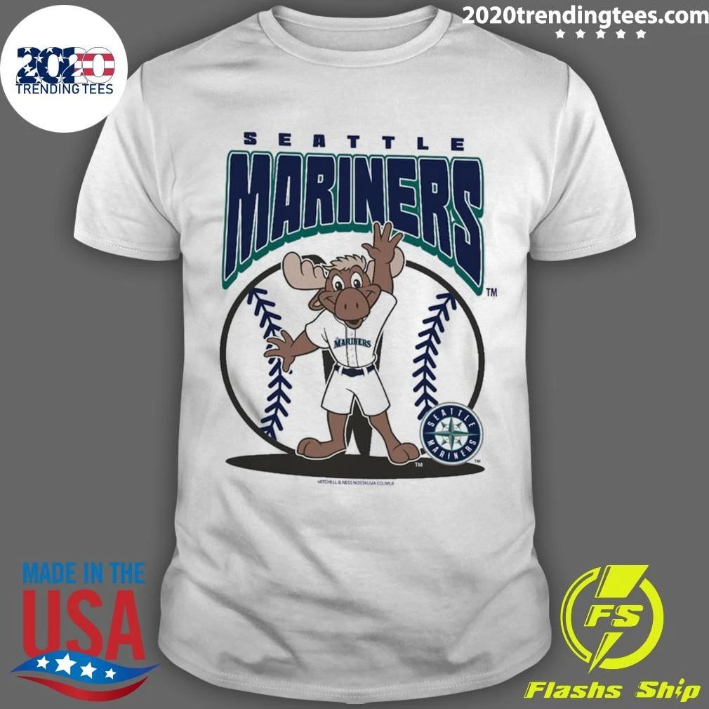 Seattle Mariners Mitchell & Ness Youth Mascot Mania Shirt