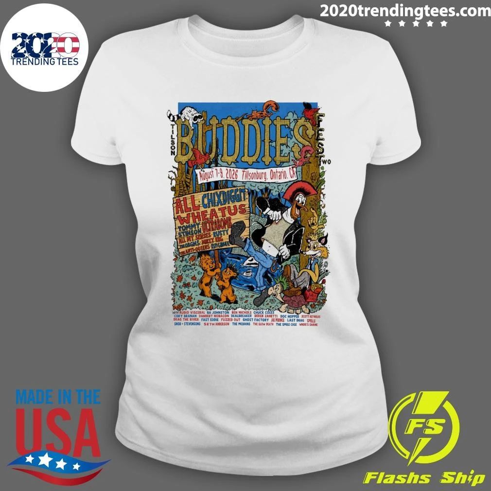 Buddies Fest Tillsonburg ON August 7-9, 2026 Shirt
