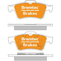 Bremtec Trade Line Brake Pad BT1547TS