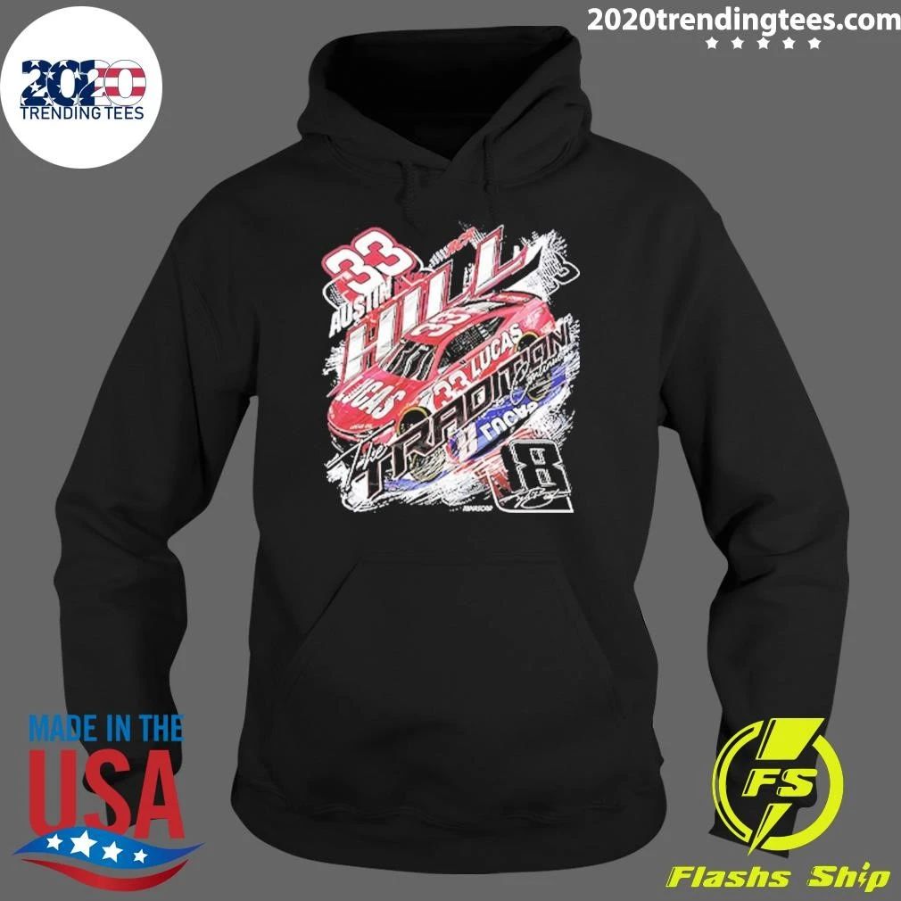 Austin Hill 33 Classic Ink Lucas Oil Car Shirt