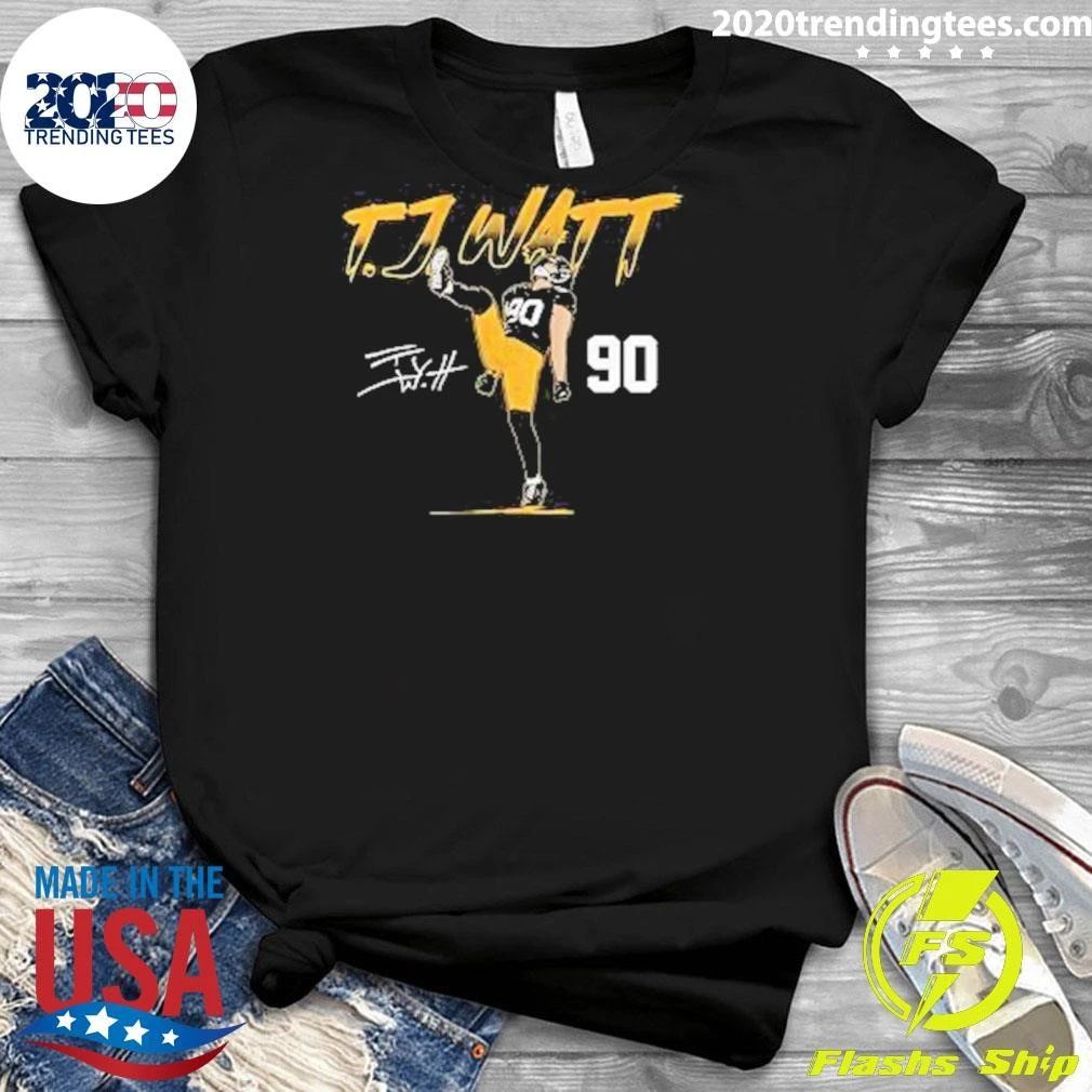 T.J. Watt 90 Pose Signature Shirt