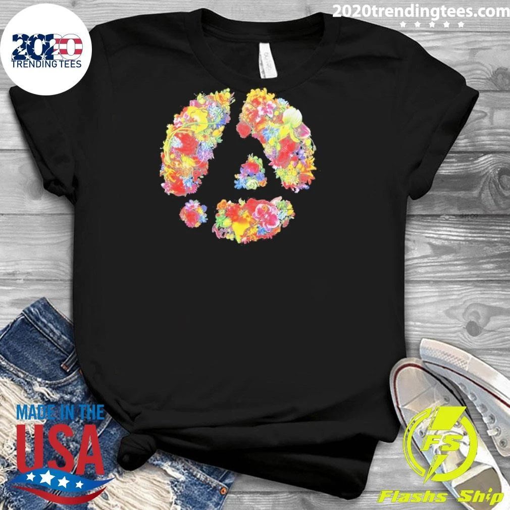 Linkin Park x Makoto Azuma Collab Merch Circle Flowers Shirt