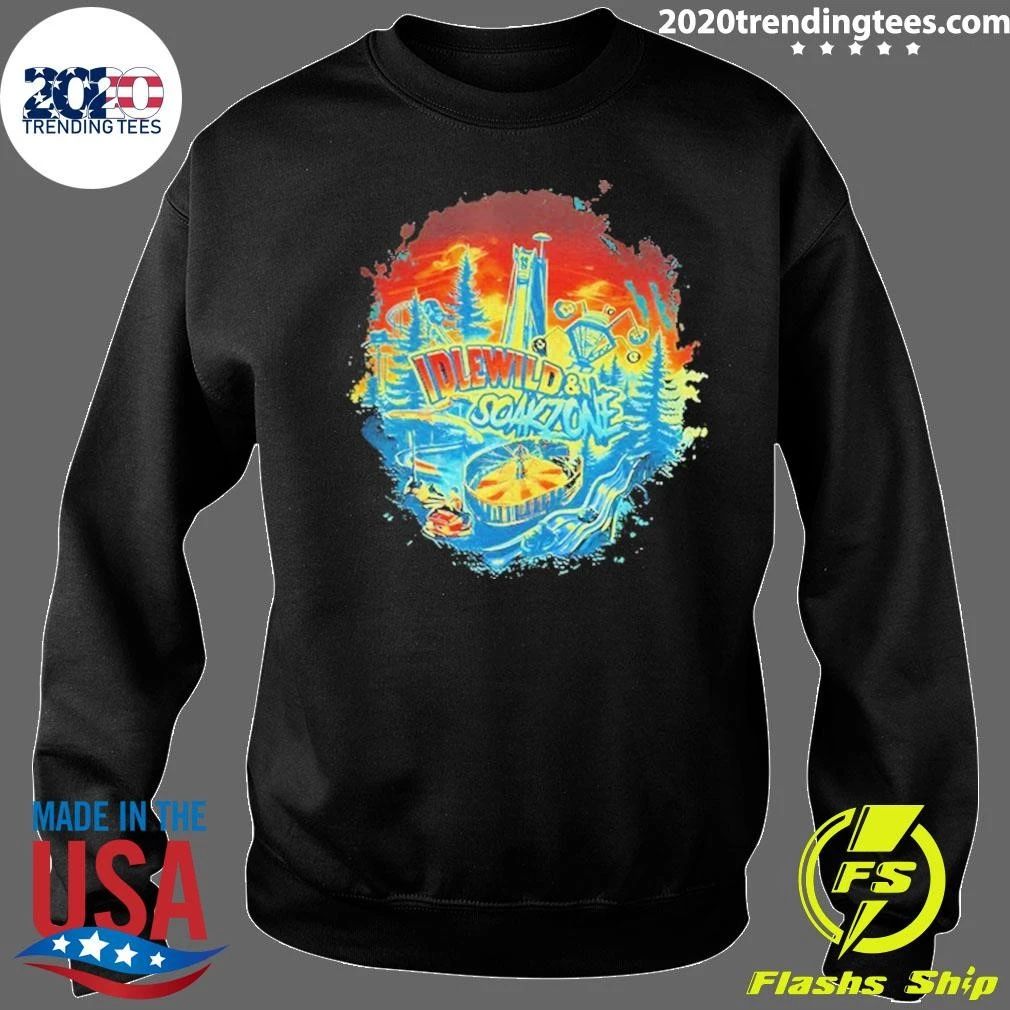 Idlewild Soakzone Water Slides Roller Coaster Shirt