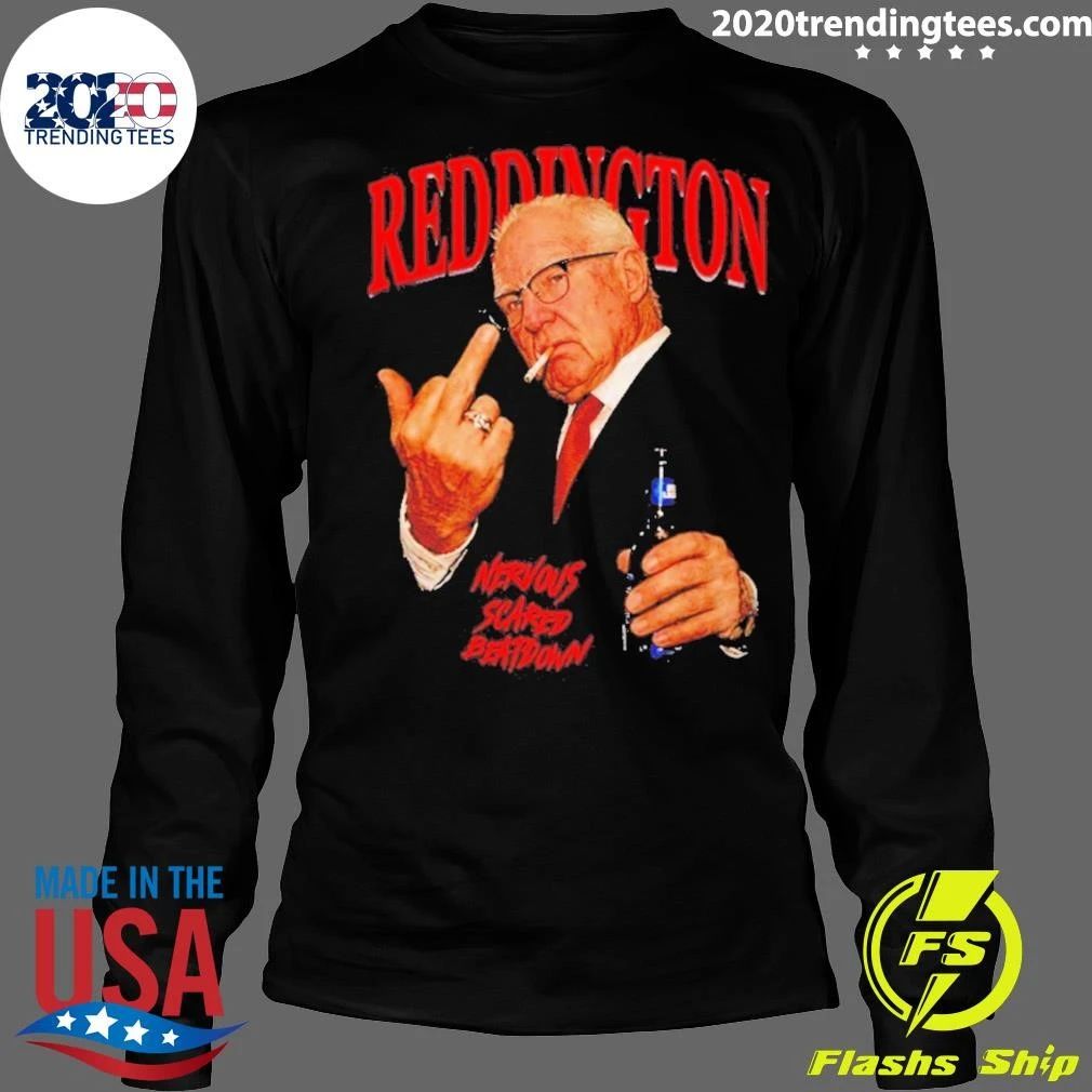 Kevin Reddington Middle Finger Nervous Scared Beatdown Shirt