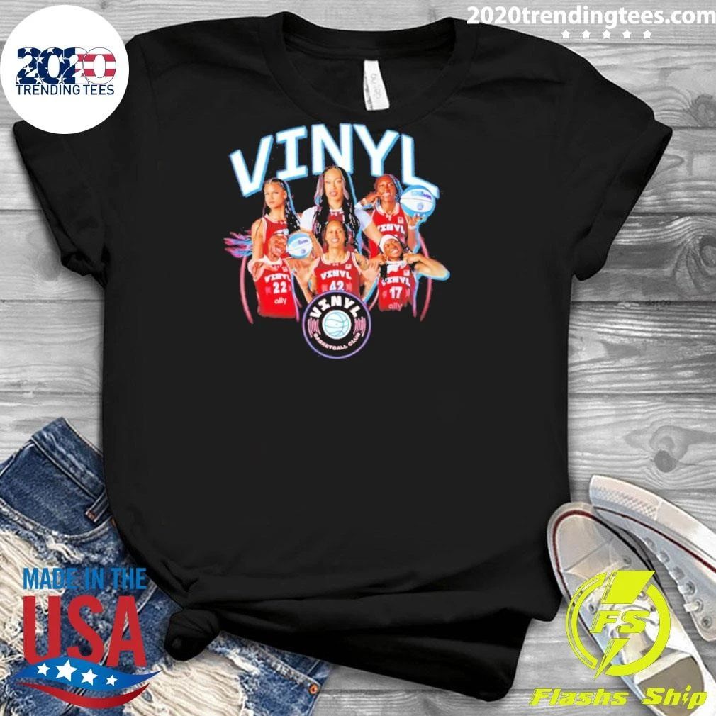 Vinyl Basketball Club Player Graphic Shirt