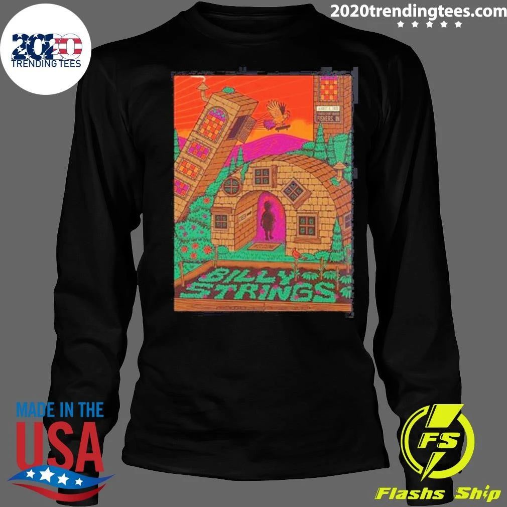 Billy Strings Fishers IN 2026 Night 3 Poster Live At The Fishers Event Center On August 8 2026 Shirt