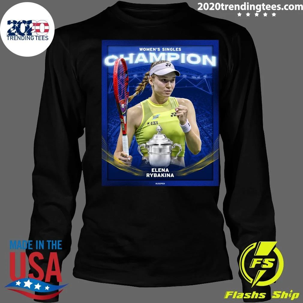 Elena Rybakina Wins 2026 US Open Crown Over Sabalenka Shirt