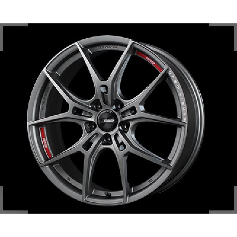 Gram Lights 57FXZ Overseas 19×9.5 +38 5×114.3 Matte Graphite w/Machining Wheel