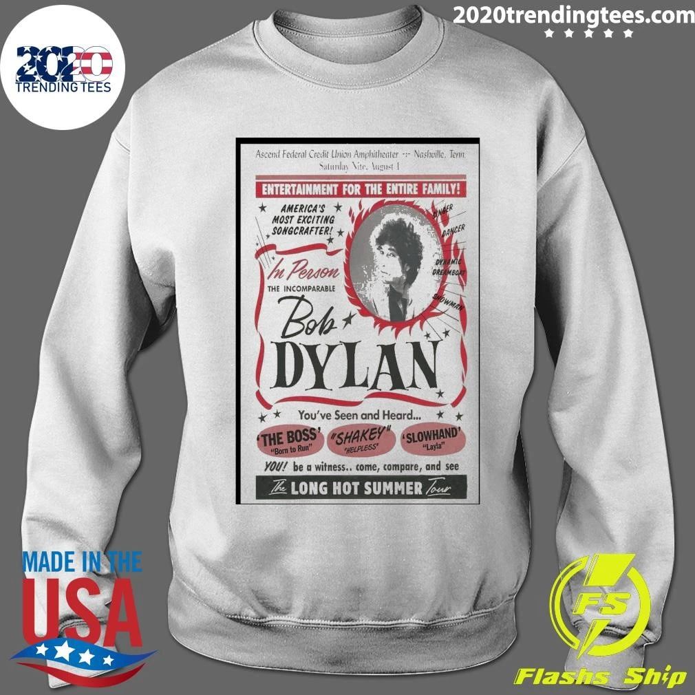 Awesome Bob Dylan Ascend Federal Credit Union Amphitheater Nashville T-Shirt