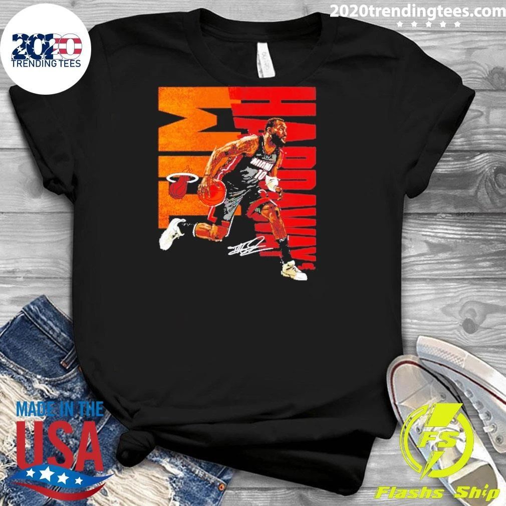 Tim Hardaway Jr. Miami Heat Bold Signature Shirt