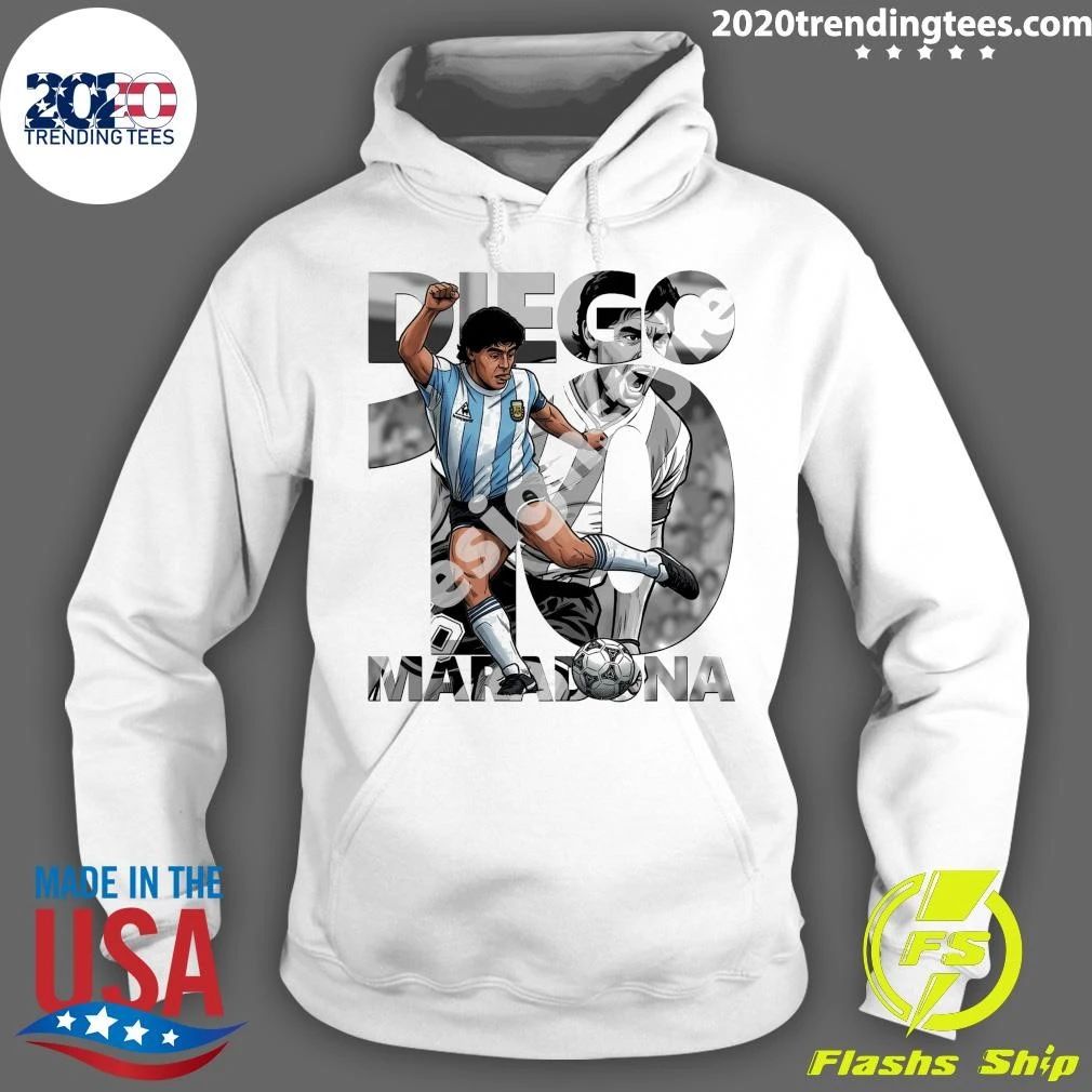 Diego Maradona Comic Graphic Tee Shirt
